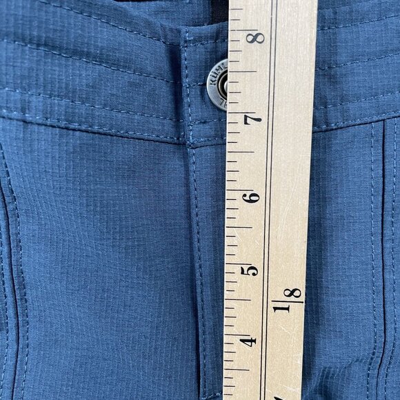 Kuhl Cargo Shorts Womens 6 Horizon Blue Hiking Outdoor Roll Up - Picture 7 of 10